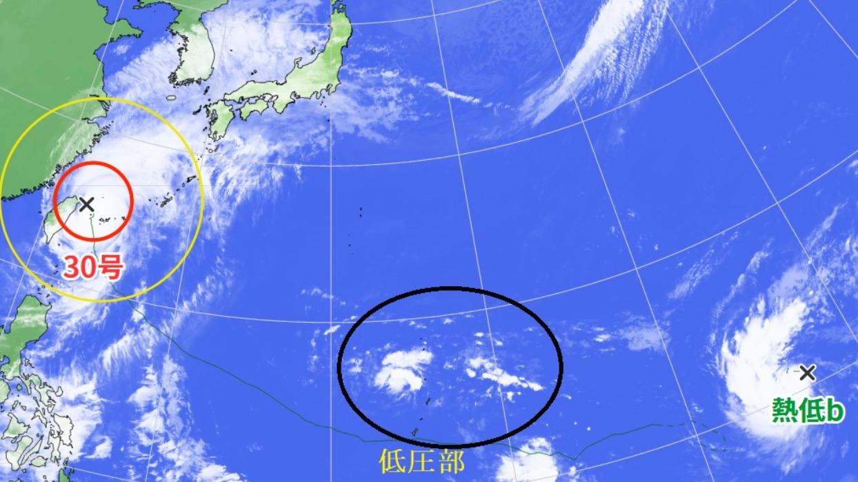 台風30号が東シナ海から九州へ・上陸すれば今年3個目と平年並み　マーシャル諸島で台風31号発生か