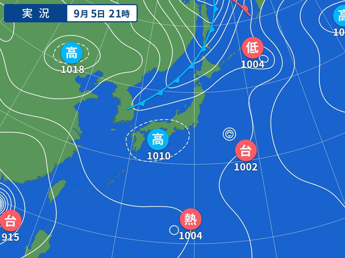 実況天気図