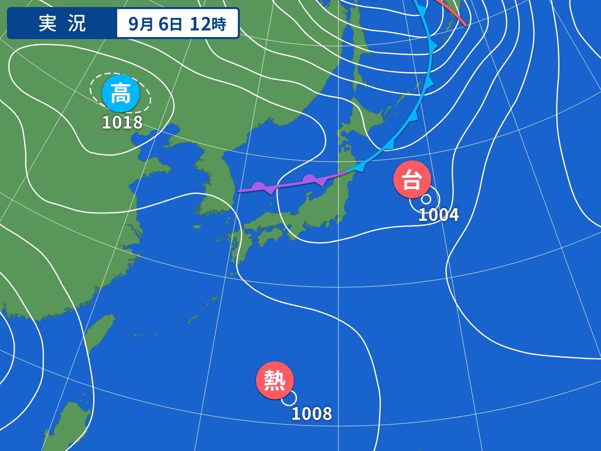 実況天気図