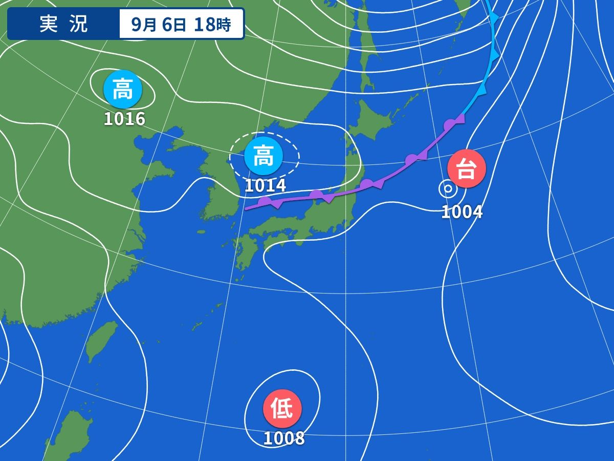 実況天気図