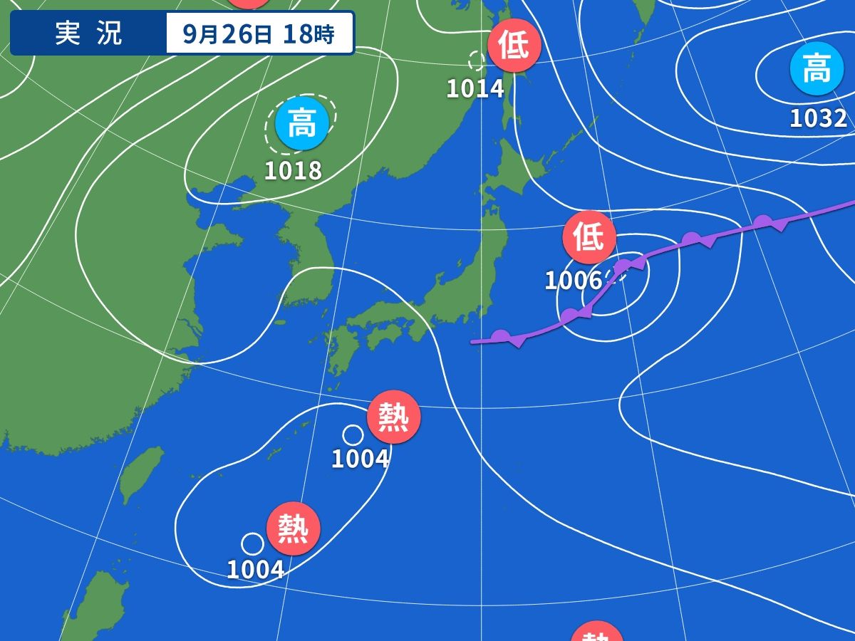 实况天气图