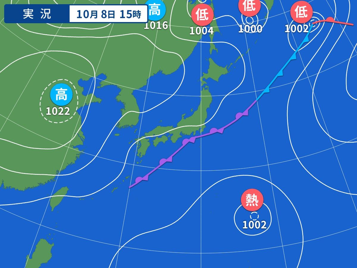 実況天気図