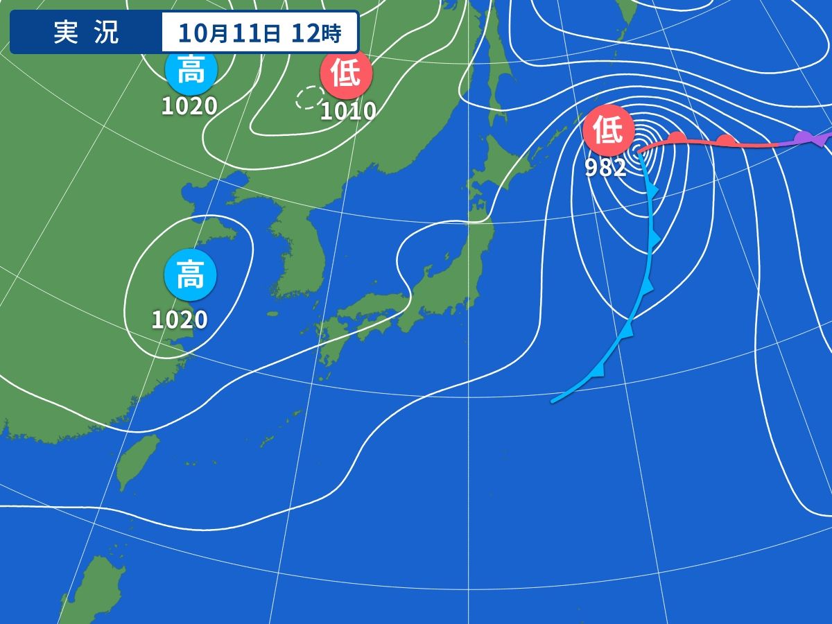 実況天気図