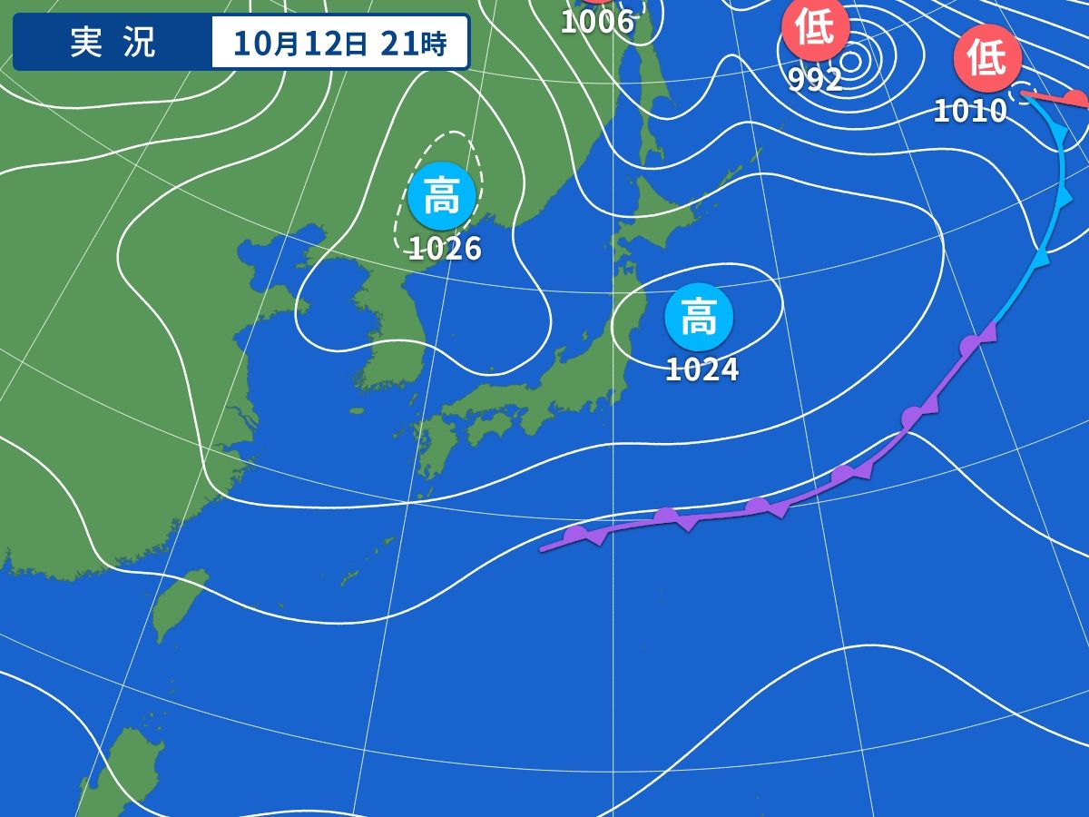 実況天気図