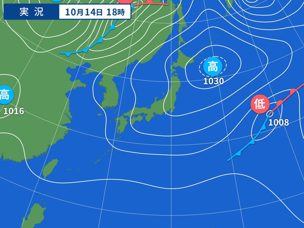 実況天気図