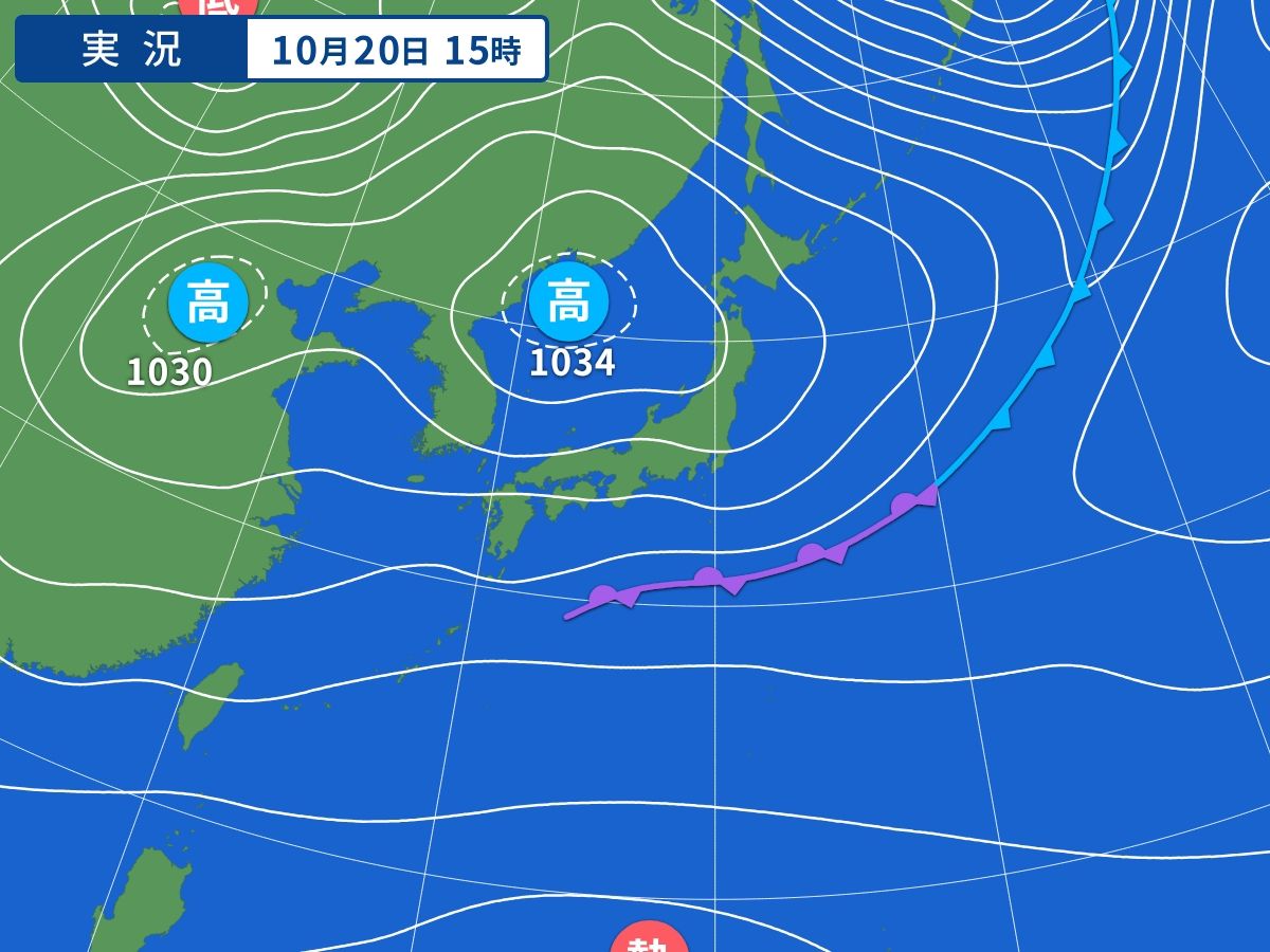 実況天気図