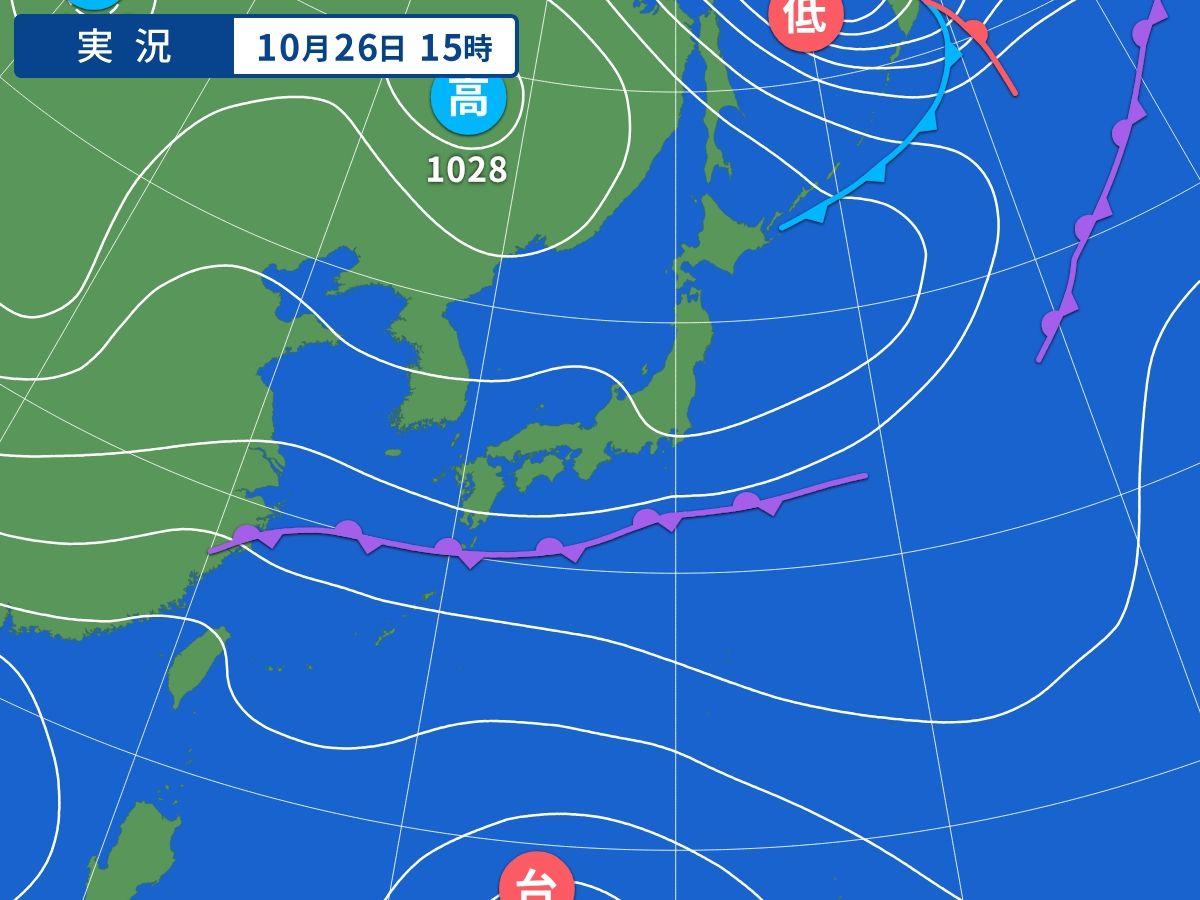 実況天気図