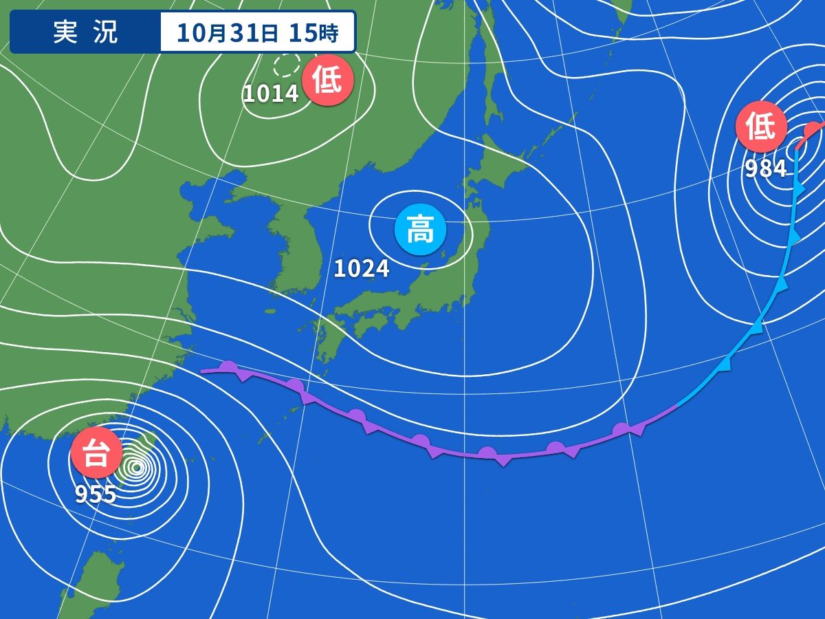 実況天気図