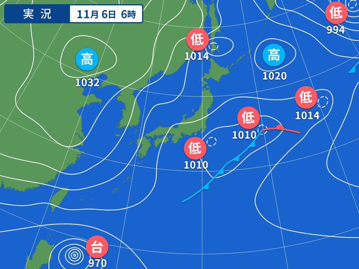 実況天気図