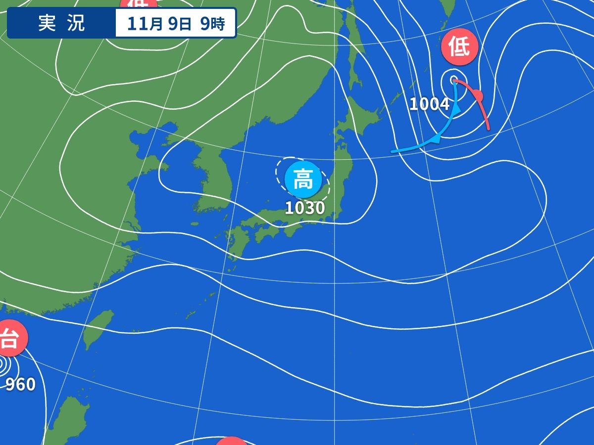 実況天気図