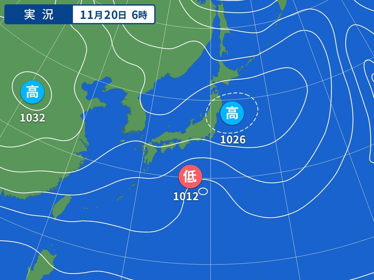 実況天気図