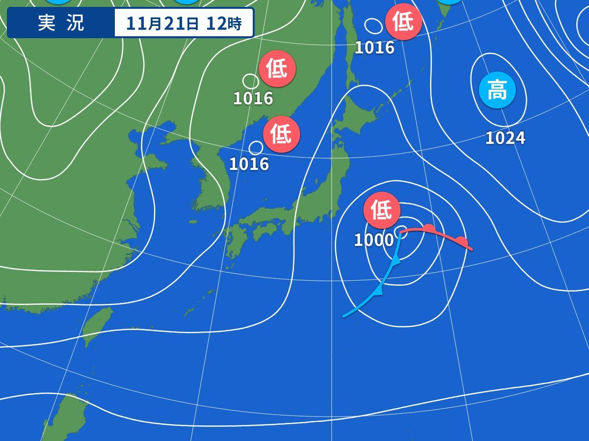 実況天気図