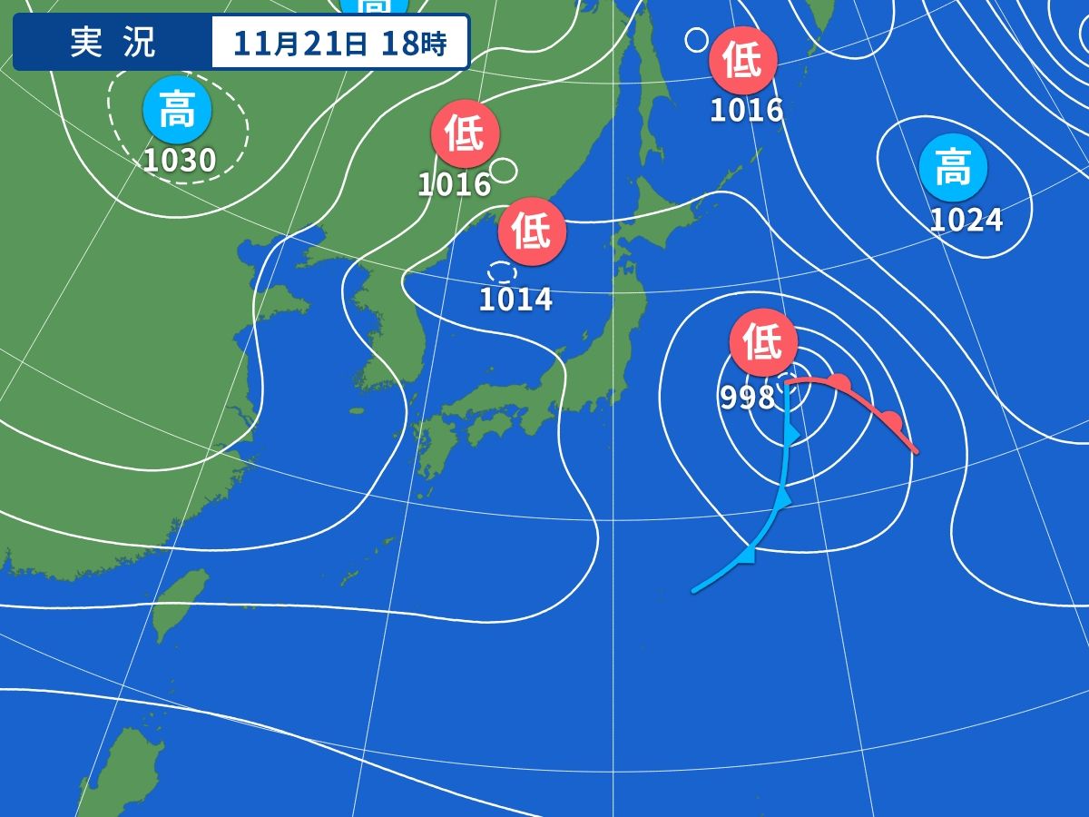 実況天気図