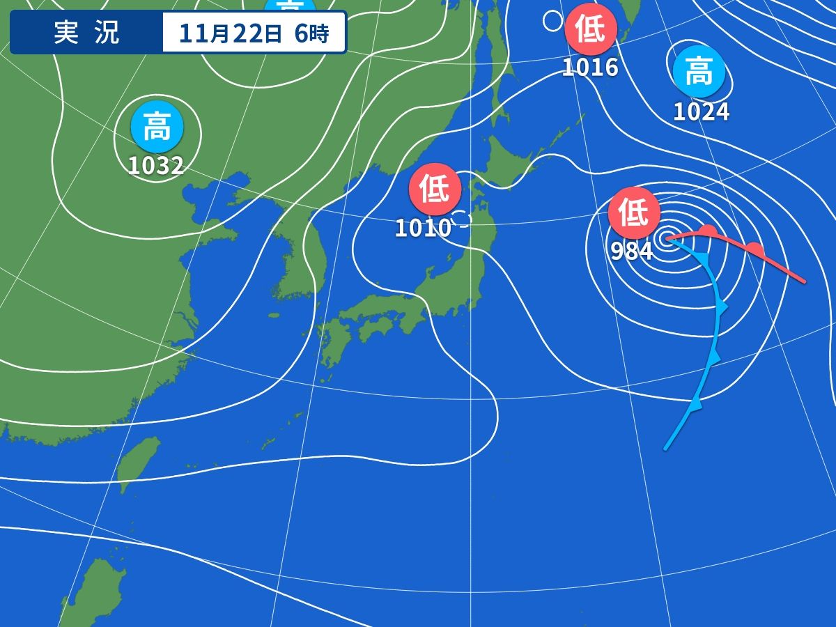 実況天気図