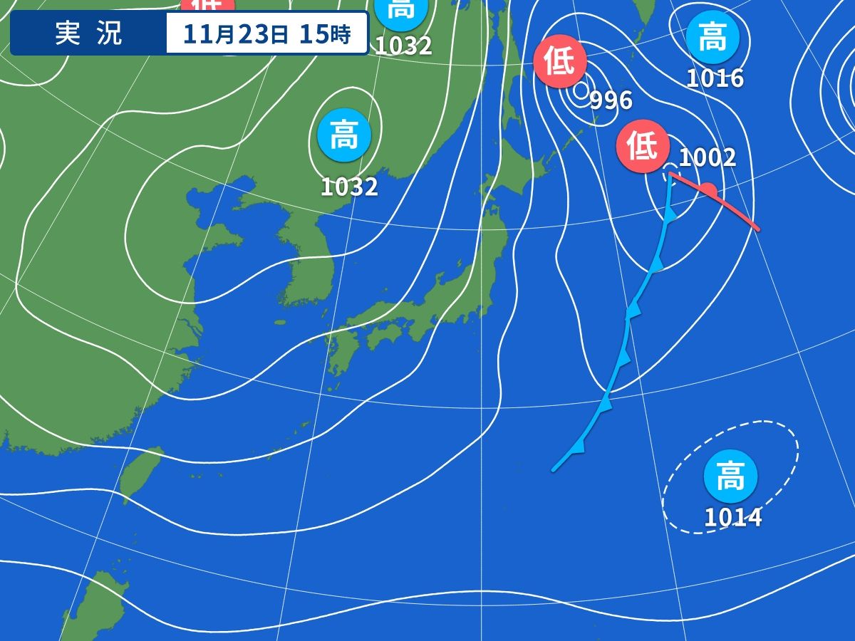 実況天気図