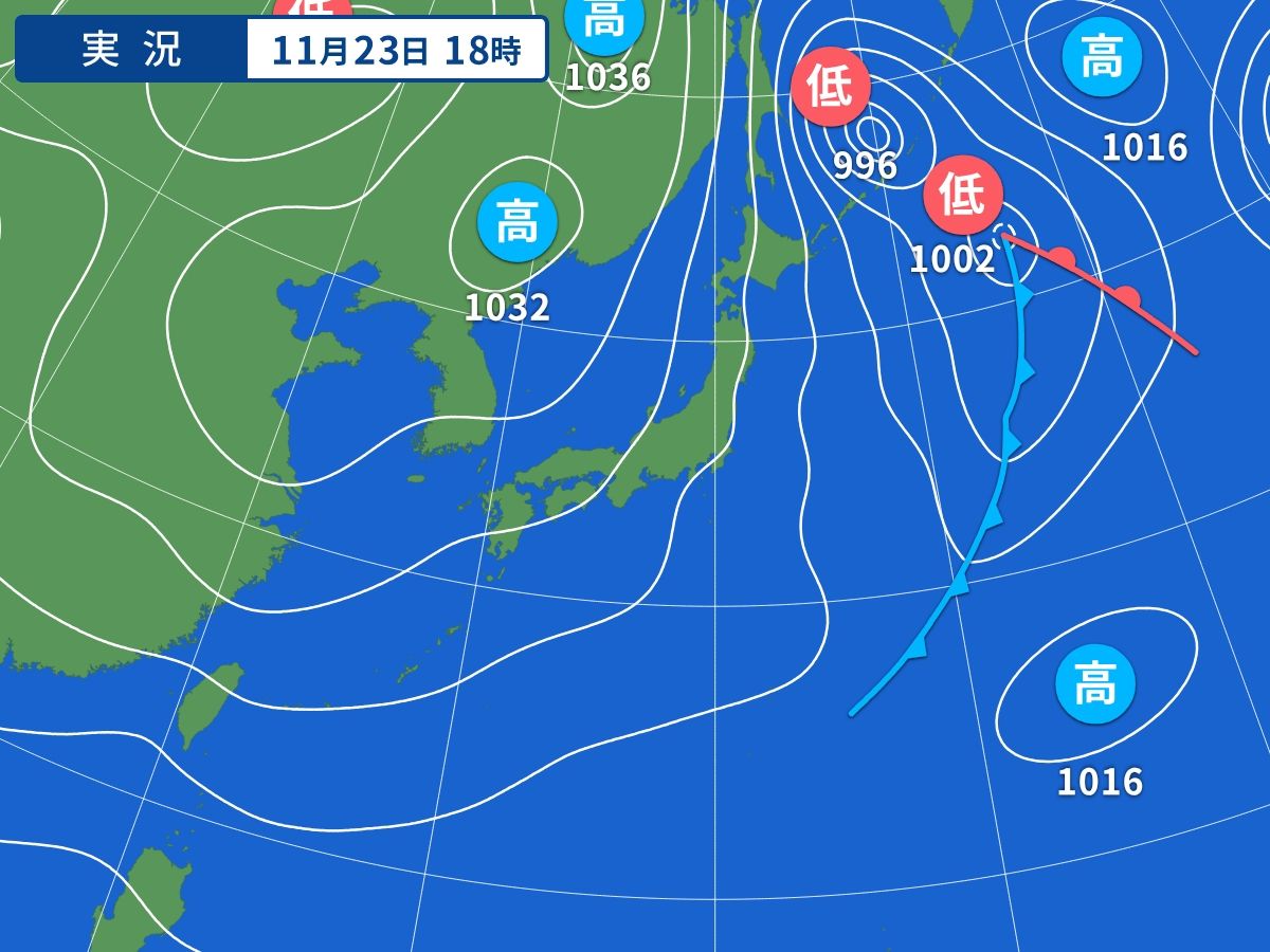 実況天気図