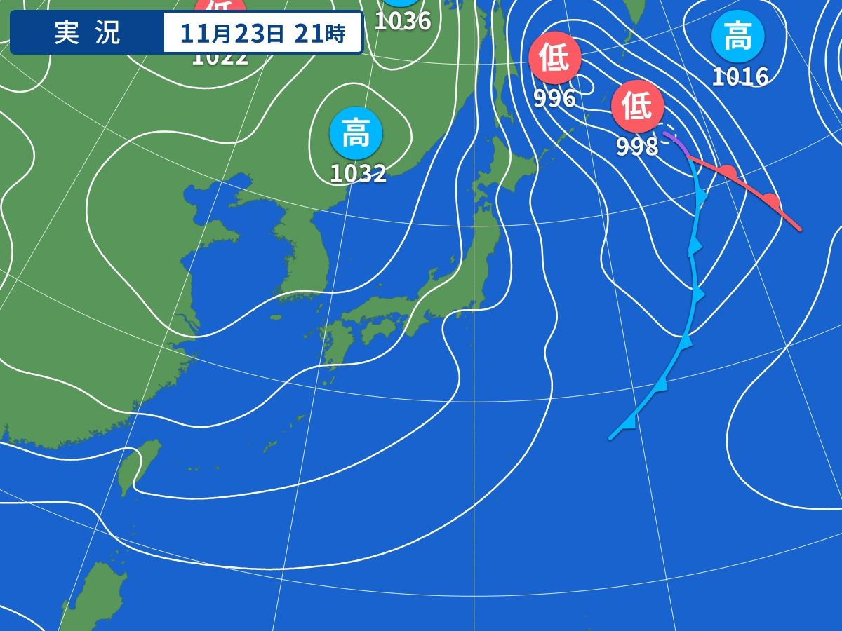 実況天気図