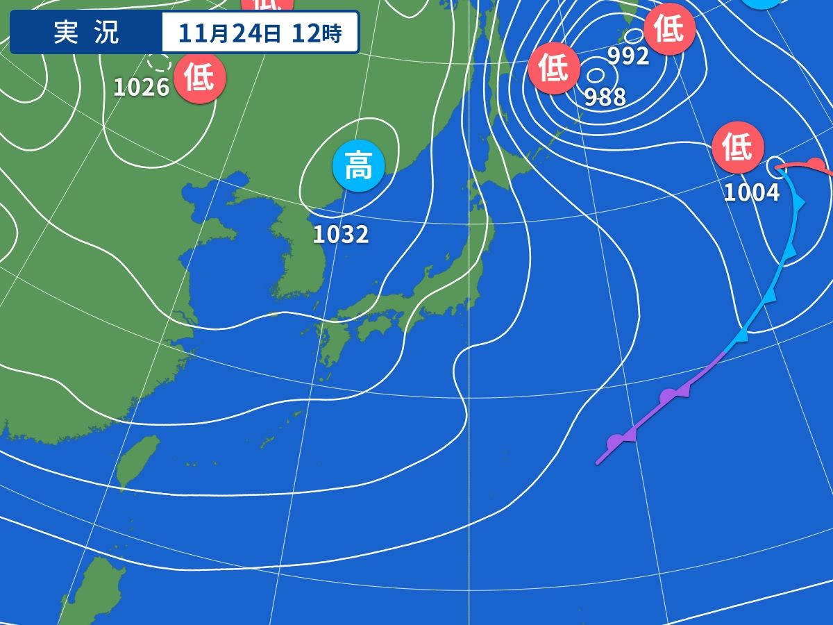 実況天気図