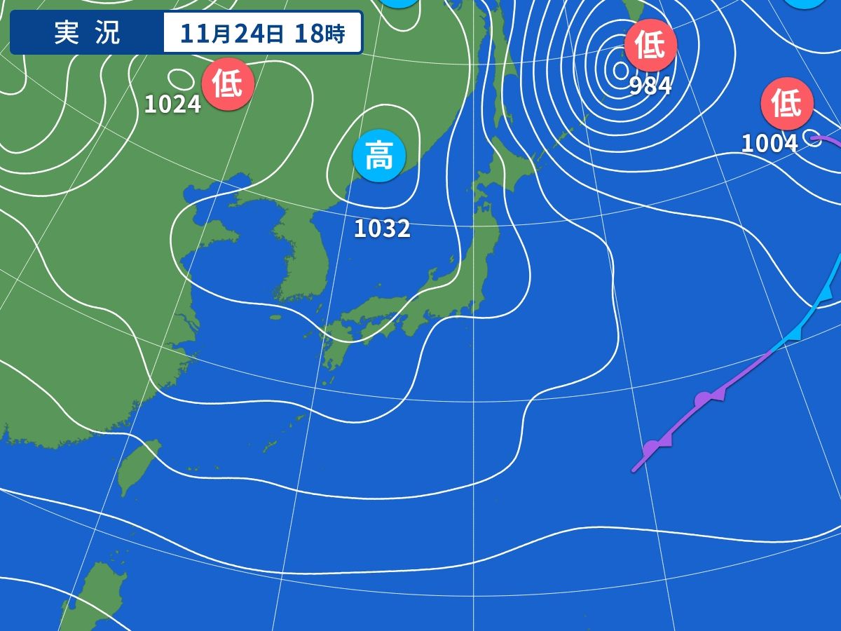 実況天気図