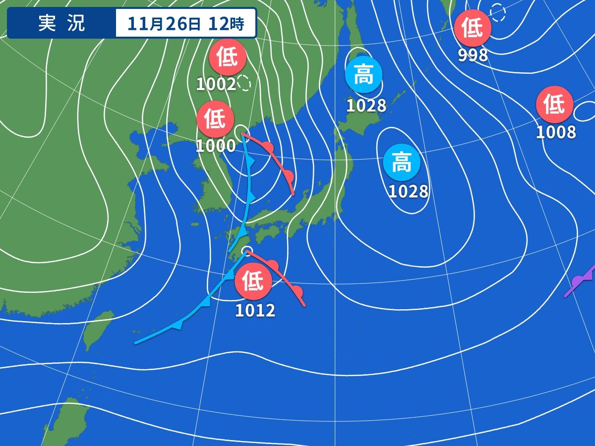 実況天気図