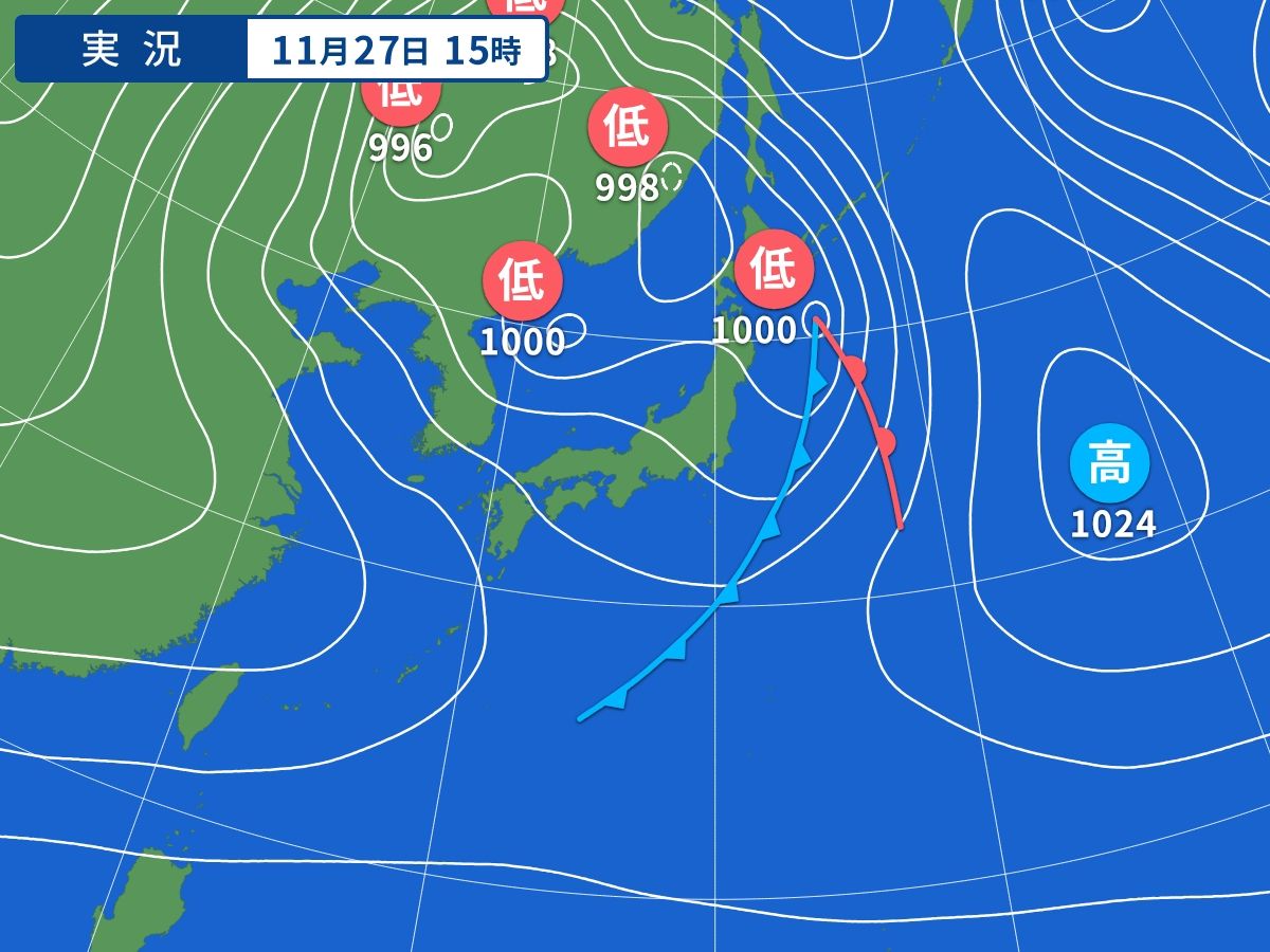 実況天気図