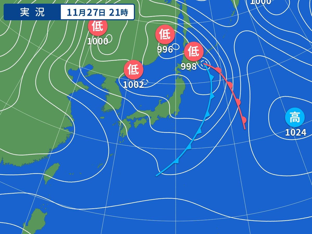 実況天気図