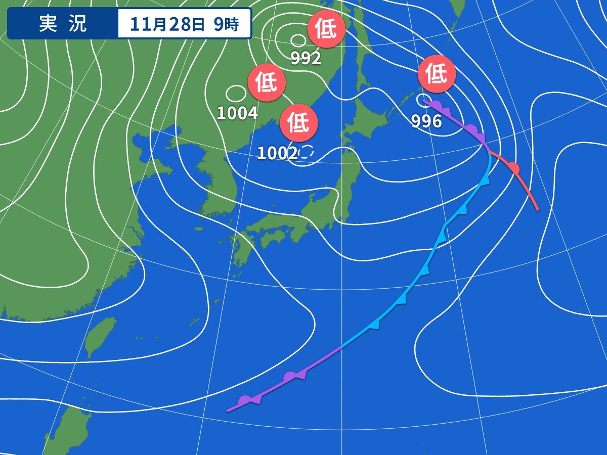 実況天気図