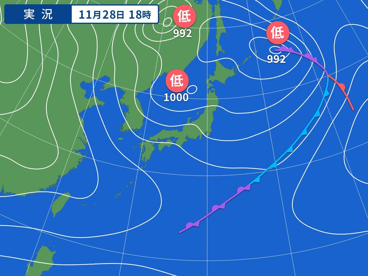 実況天気図