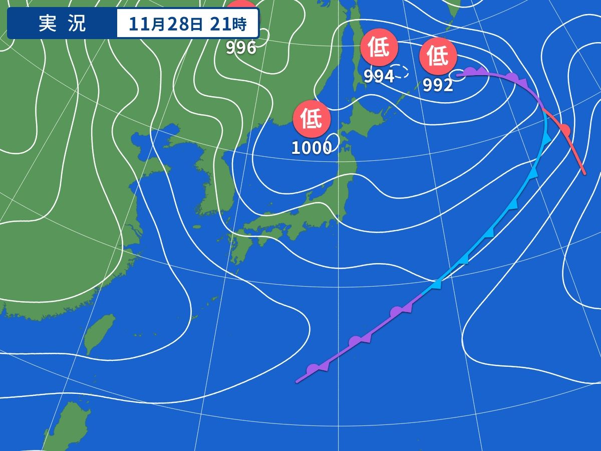 実況天気図