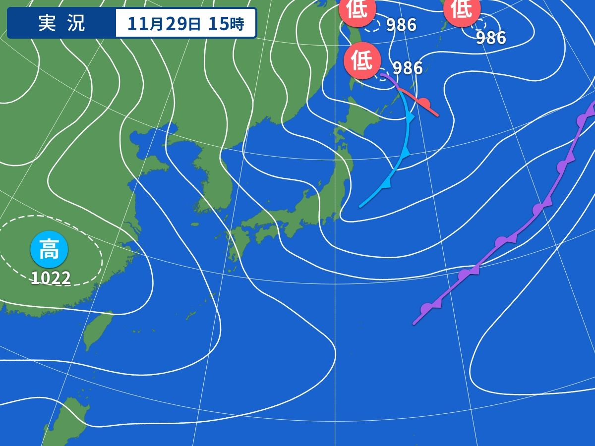 実況天気図