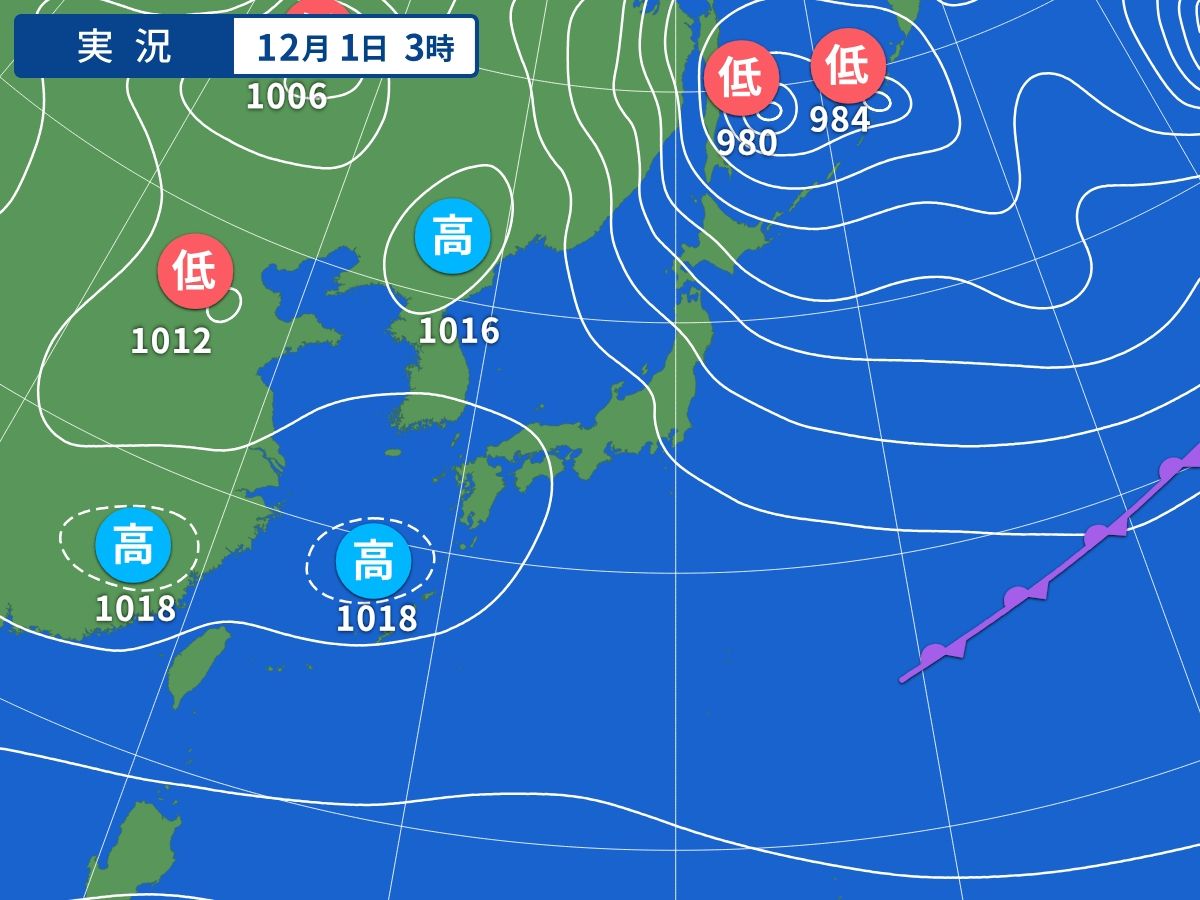 実況天気図