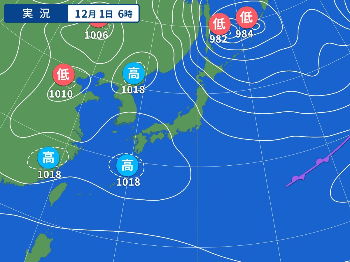 実況天気図