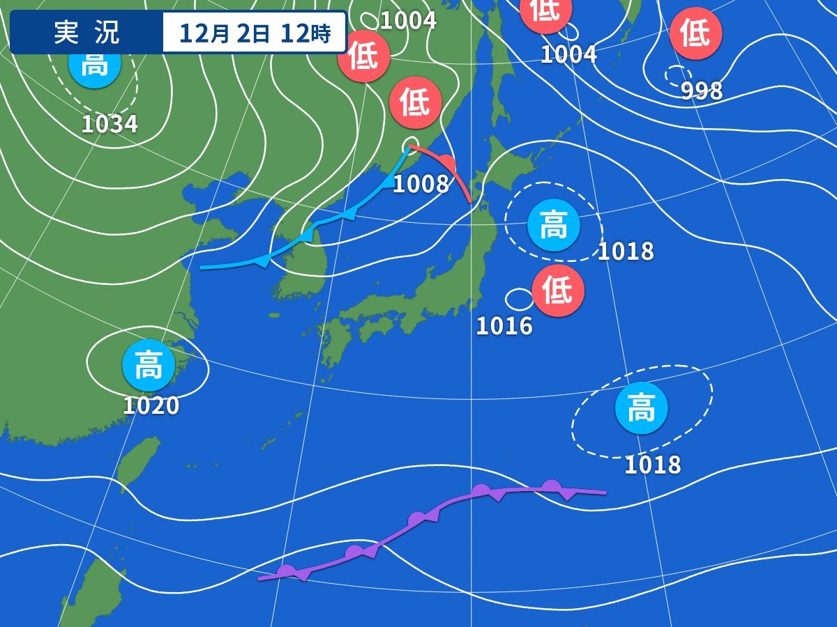 実況天気図