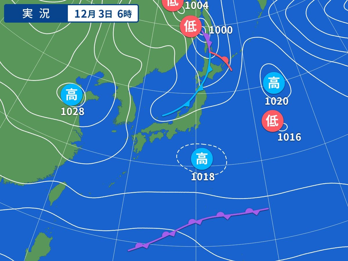 実況天気図