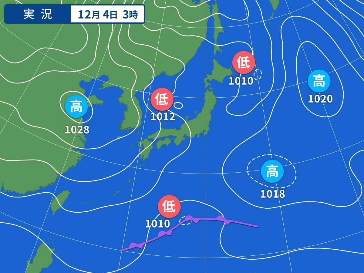 実況天気図