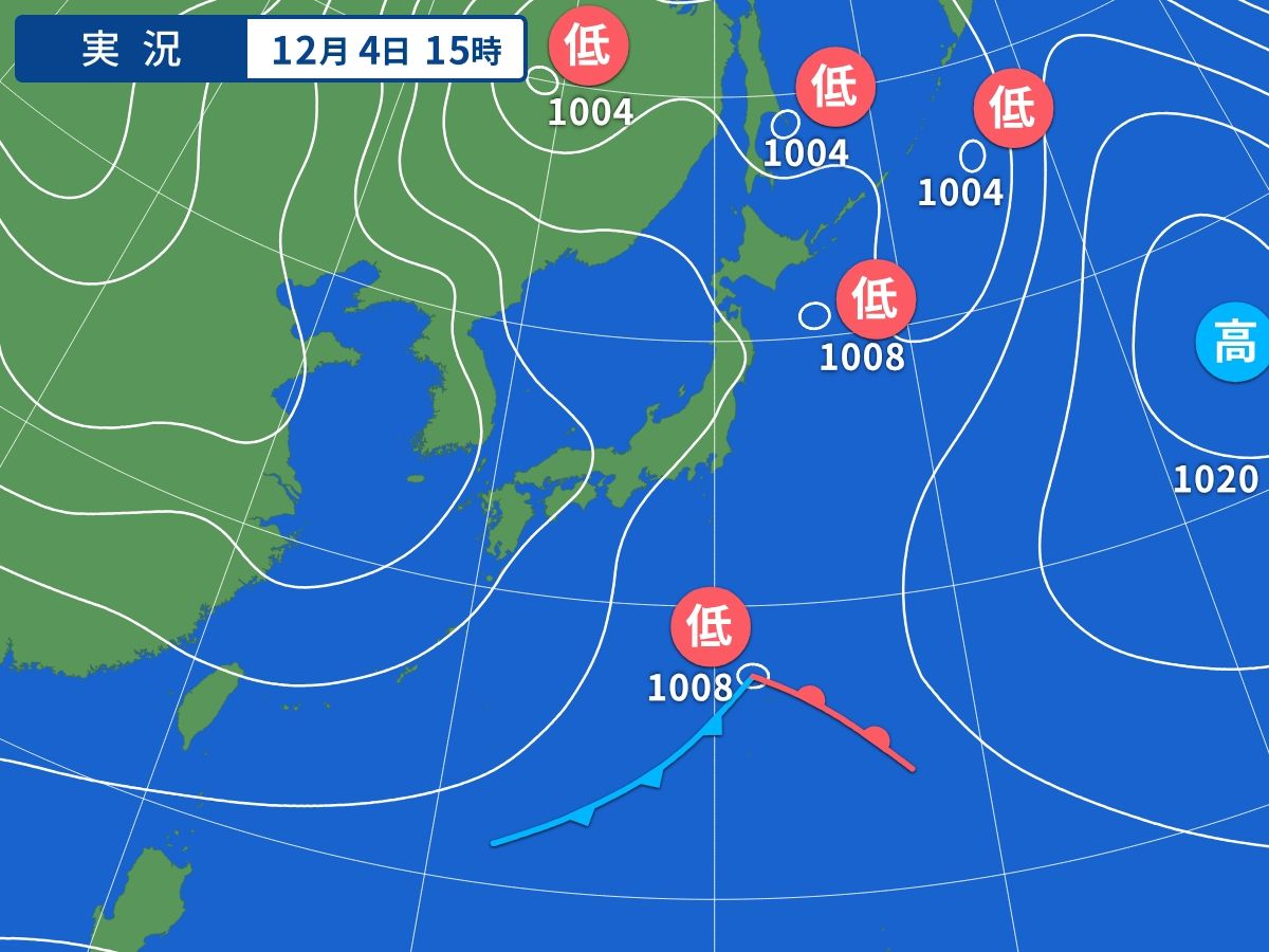 実況天気図