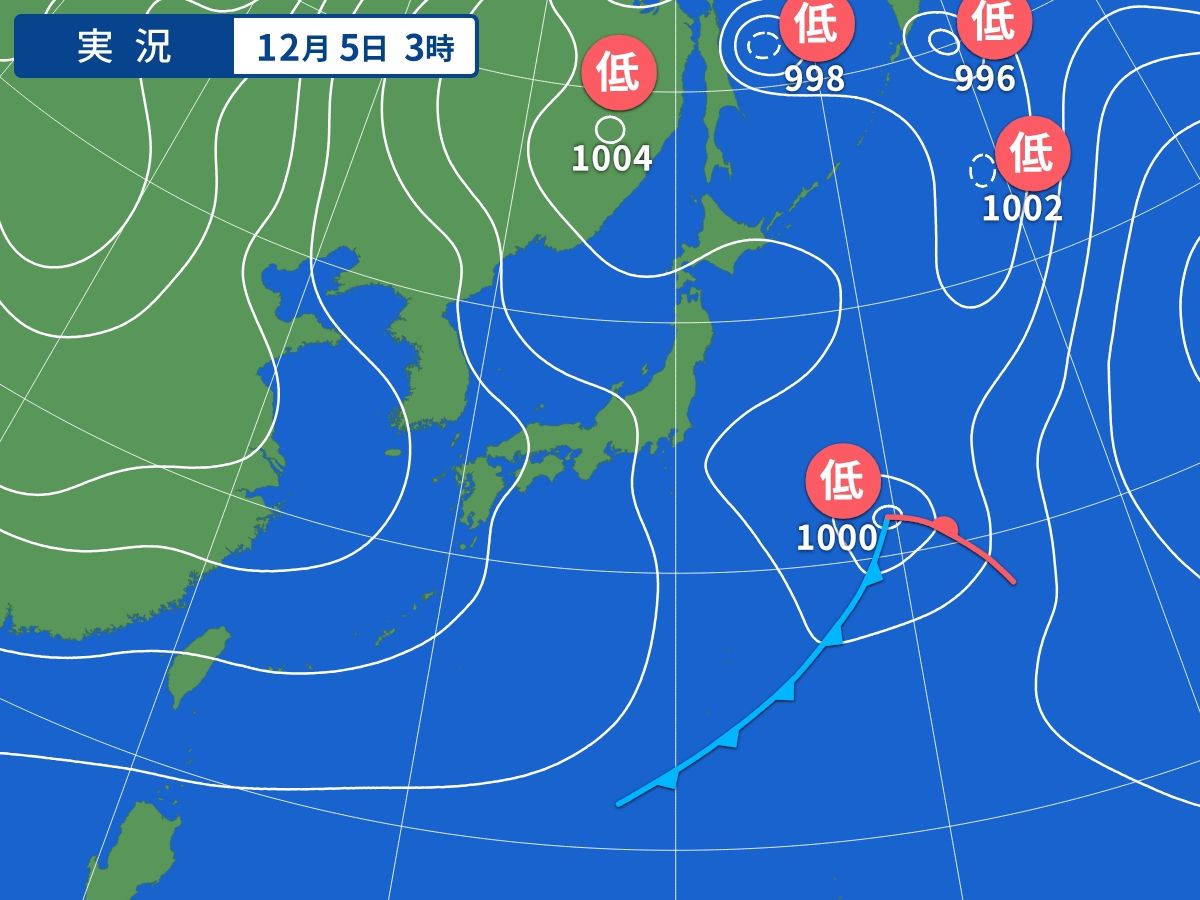 実況天気図