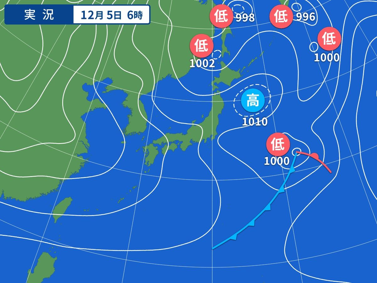 実況天気図