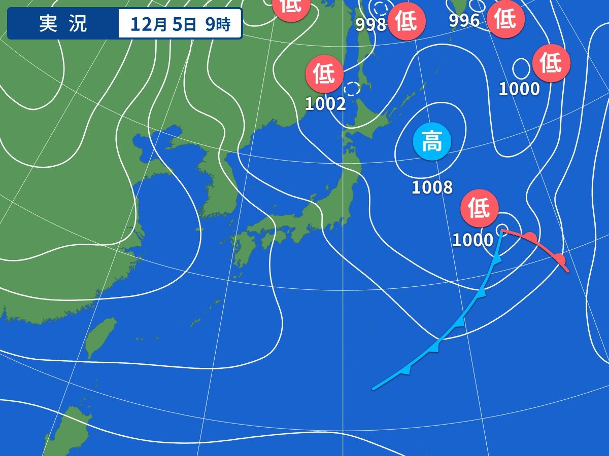 実況天気図