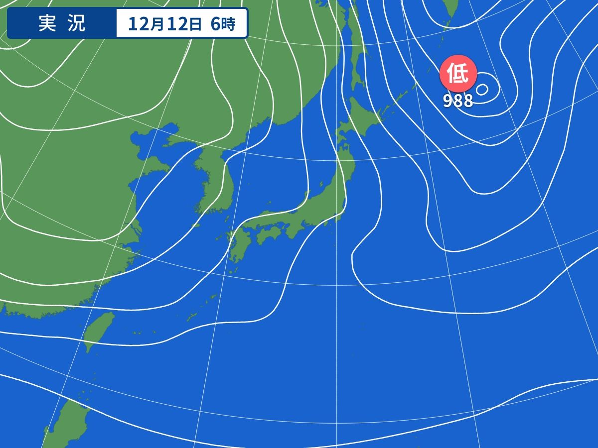 実況天気図