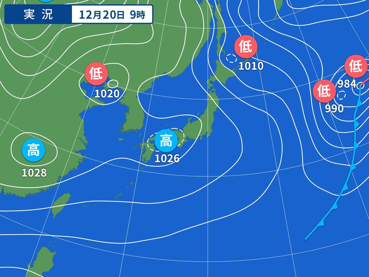 実況天気図