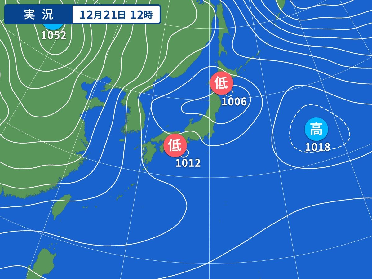 実況天気図