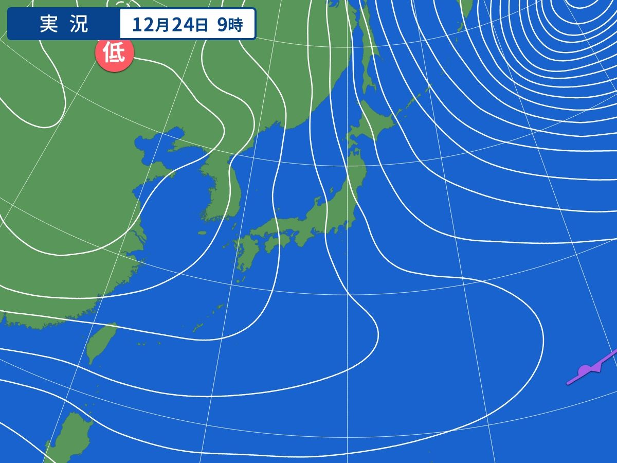 実況天気図