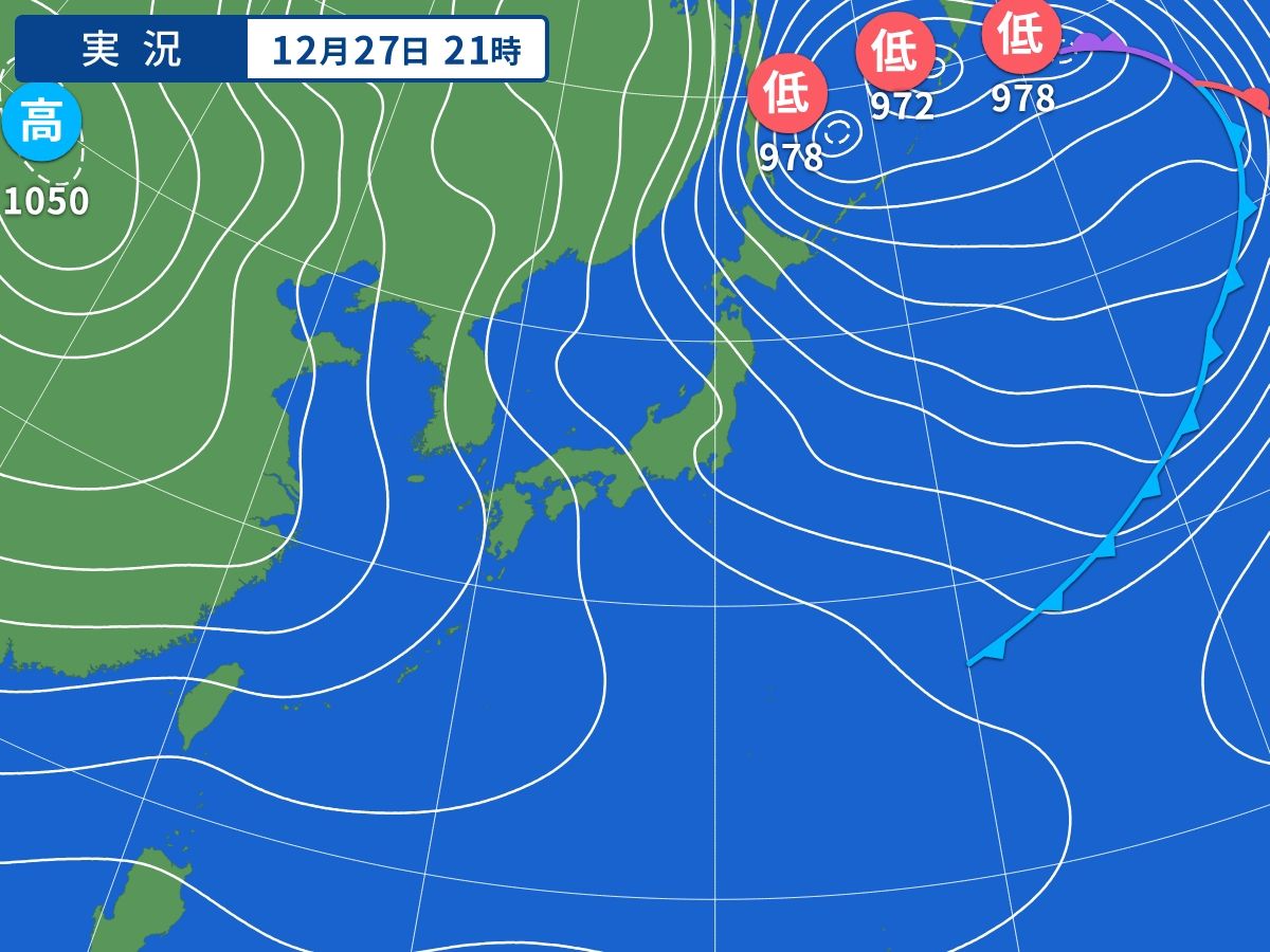 実況天気図