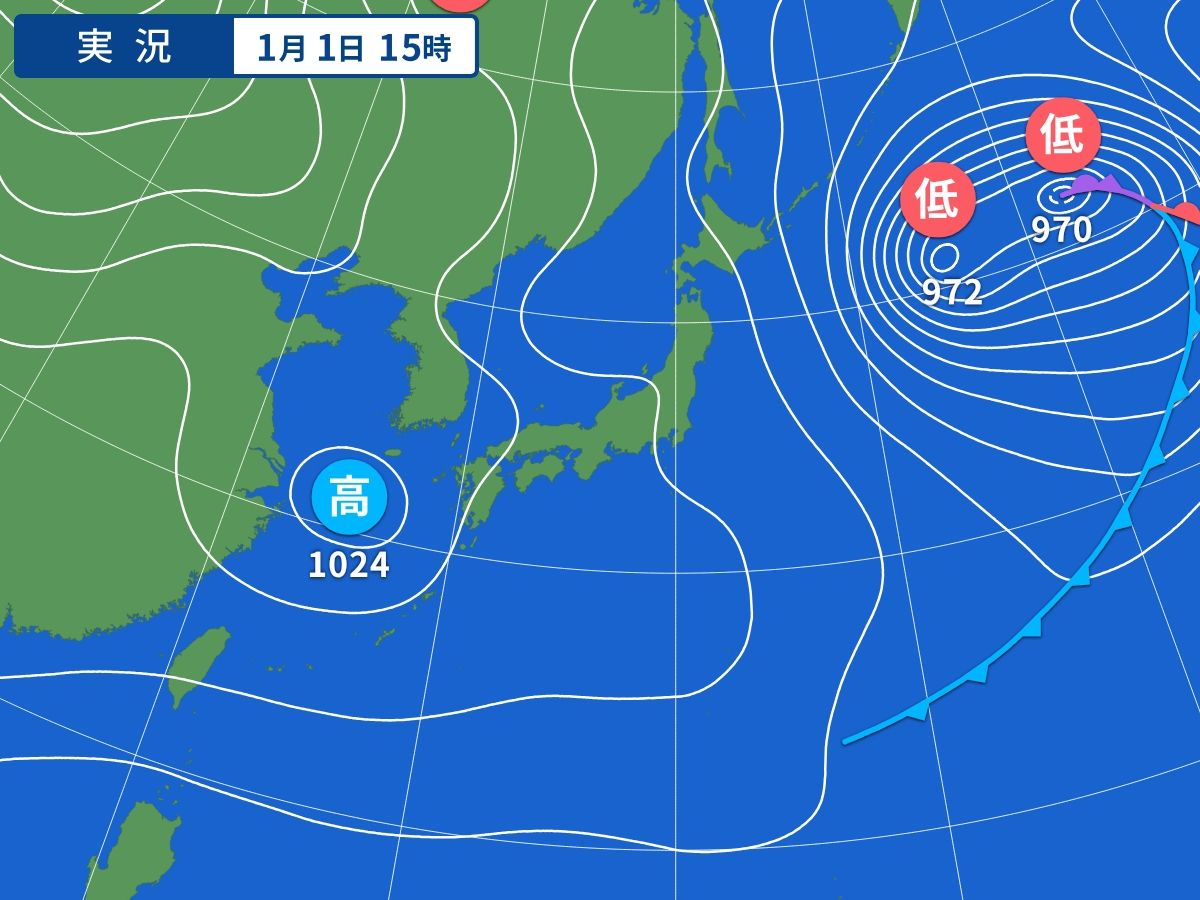 実況天気図