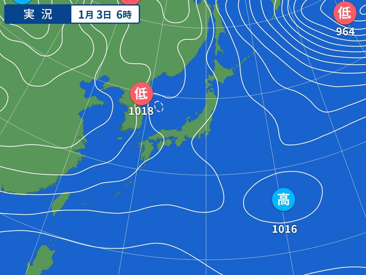 実況天気図