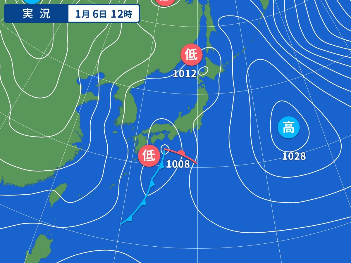 実況天気図