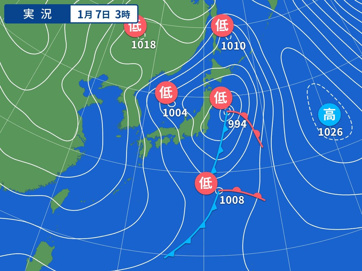 実況天気図