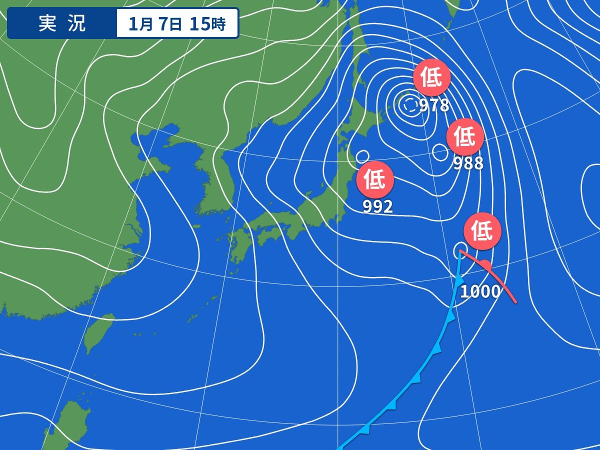 実況天気図