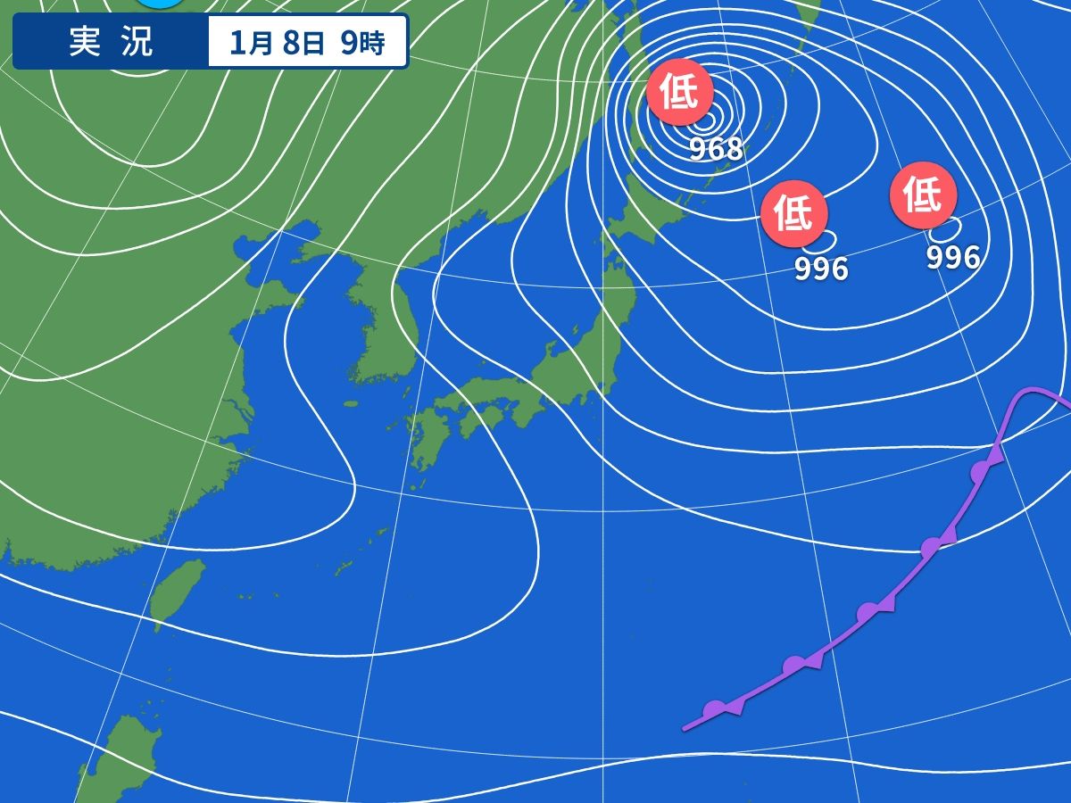 実況天気図